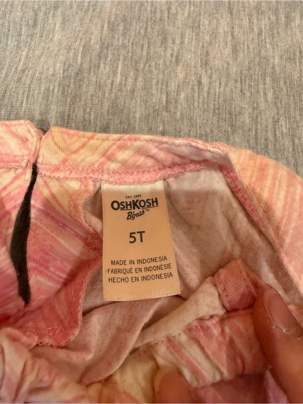 OshKosh B'gosh Pink Chevron Girls' Romper